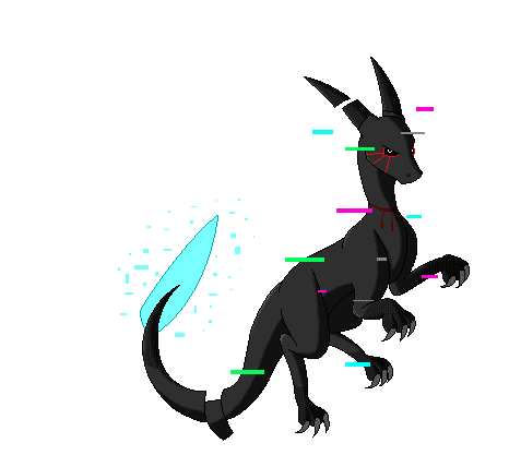 Glitch dragon! Glitch dragon!